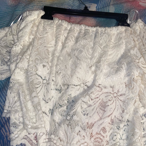 Shein Off the shoulder crop top - Picture 2 of 2